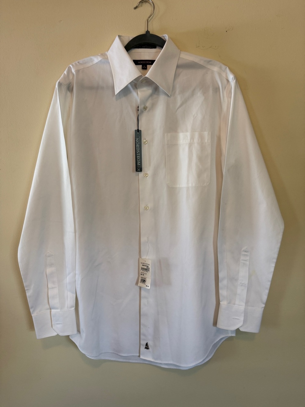 Nordstrom Smartcare Wrinkle-Free Dress Shirt – NWT – Men’s 16 / 34-35 - Picture 9 of 10